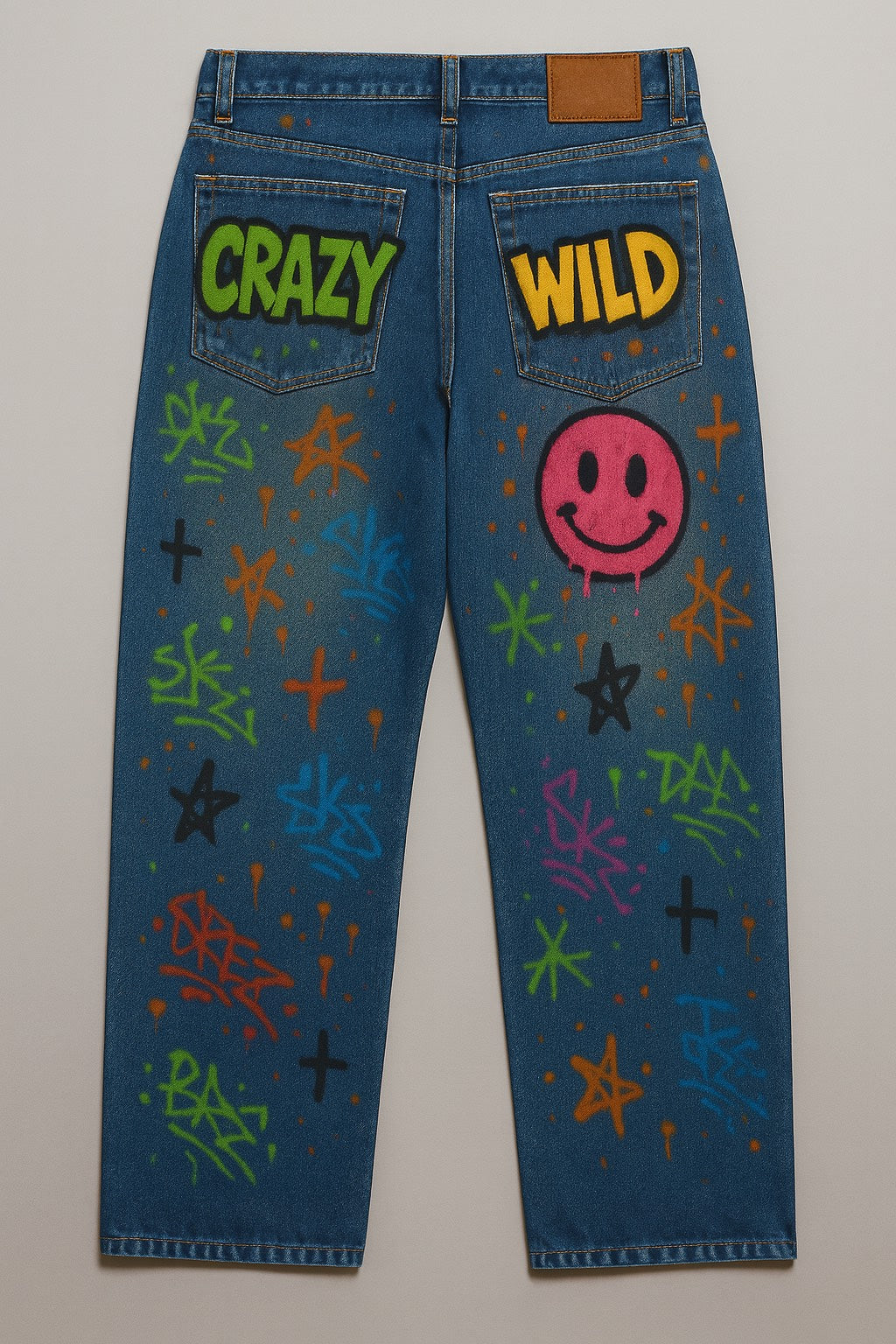 BAPOTC "Super Culture" Graffiti Jeans