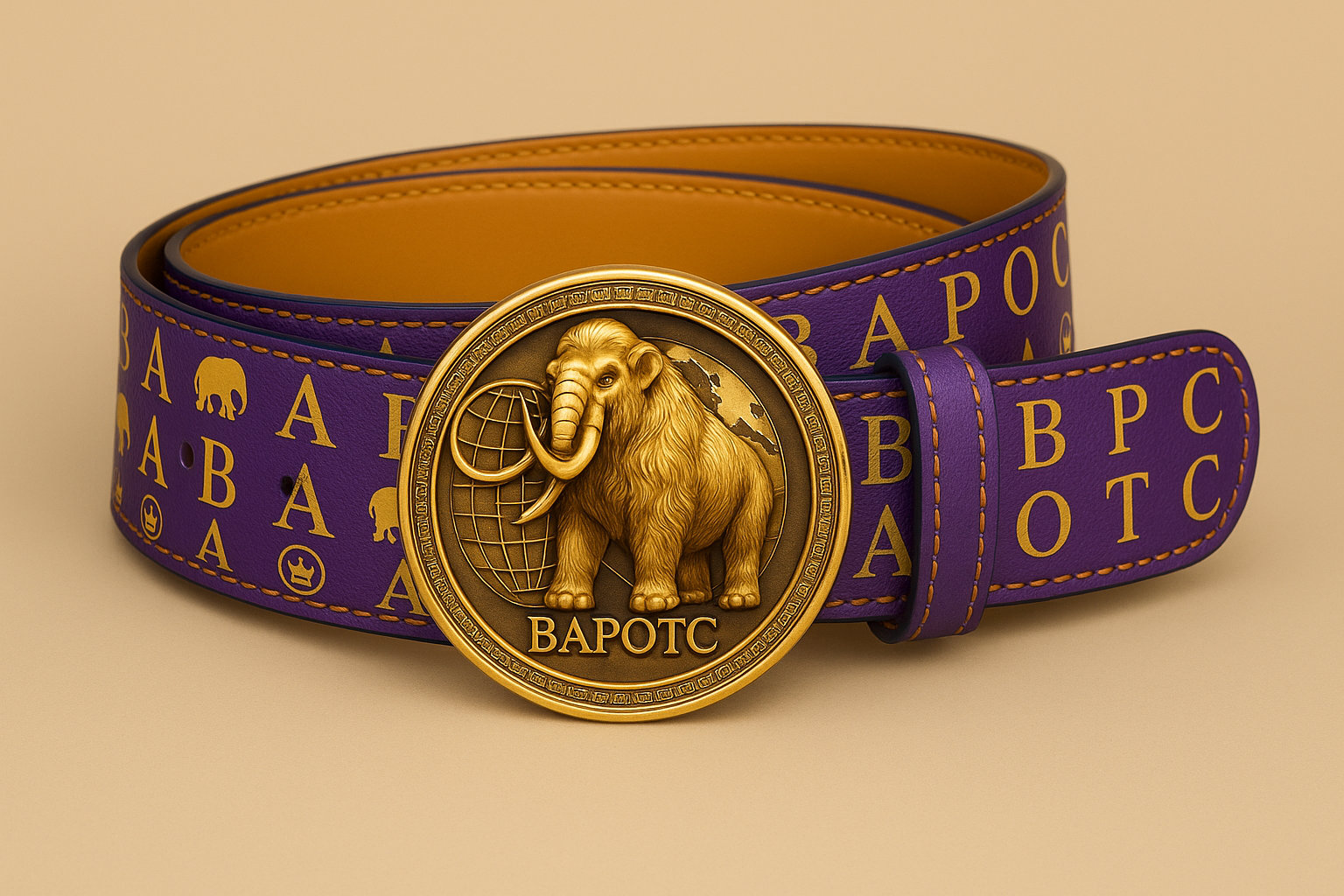 BAPOTC Imperial Mammoth Monogram Belt