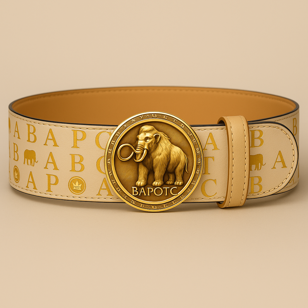 BAPOTC FEMME LUXE MONOGRAM BELT