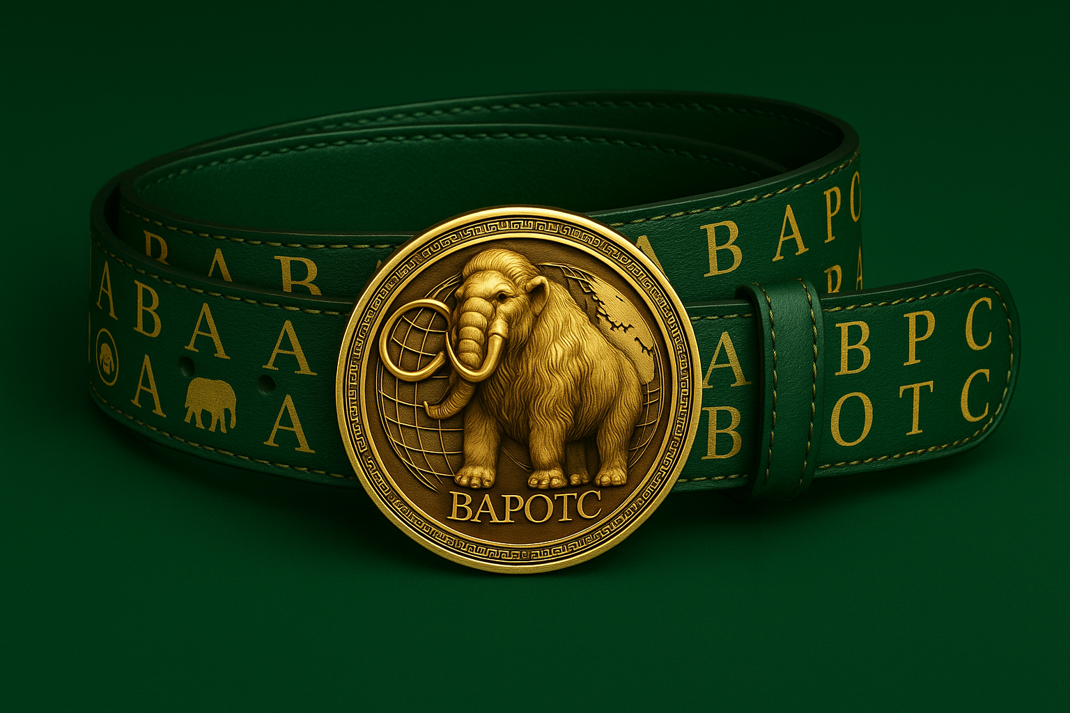 BAPOTC Imperial Mammoth Monogram Belt