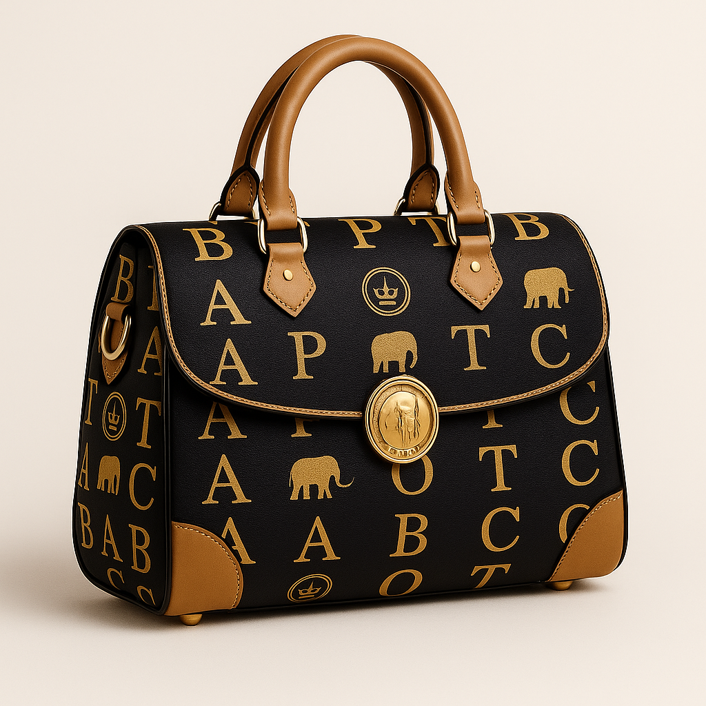 BAPOTC Signature Monogram Luxury Purse