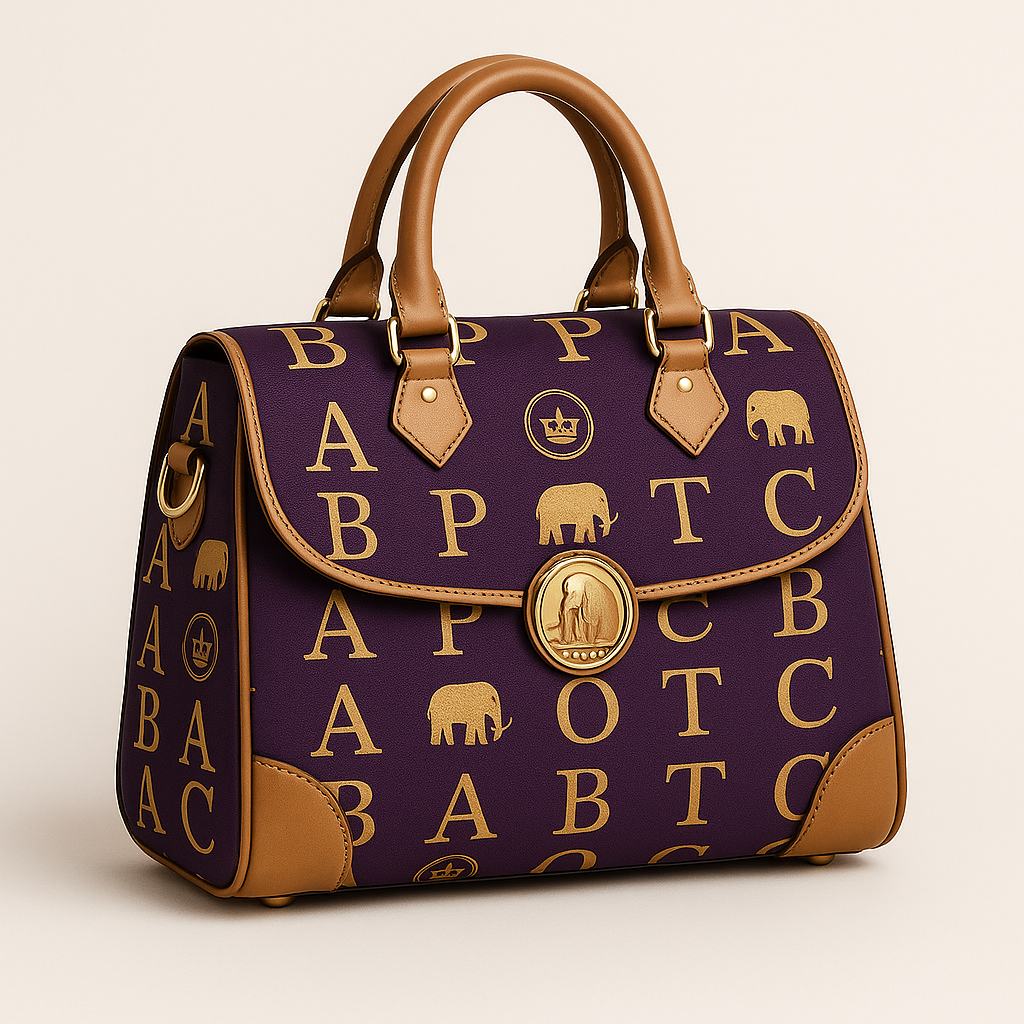 BAPOTC Signature Monogram Luxury Purse