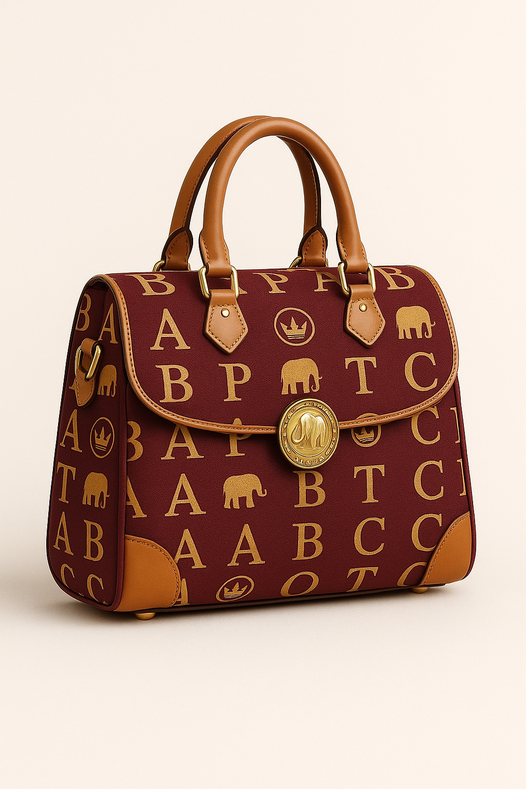 BAPOTC Signature Monogram Luxury Purse