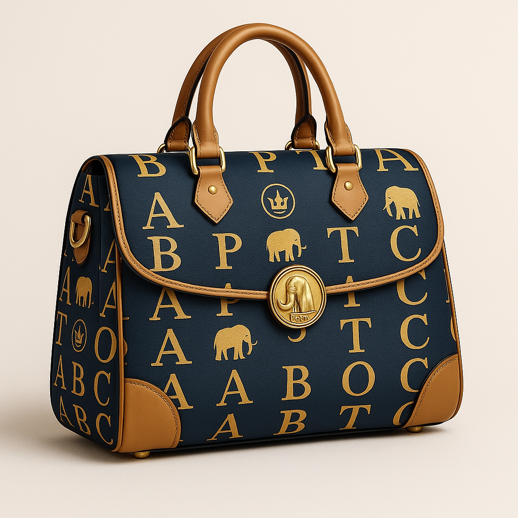 BAPOTC Signature Monogram Luxury Purse