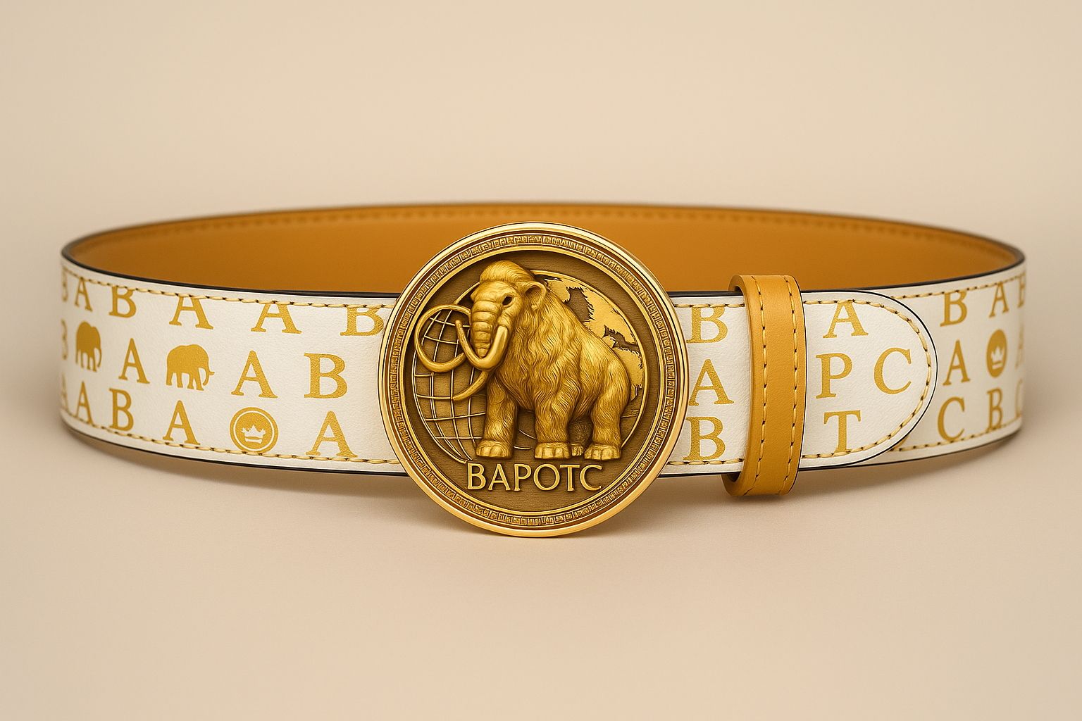 BAPOTC Imperial Mammoth Monogram Belt