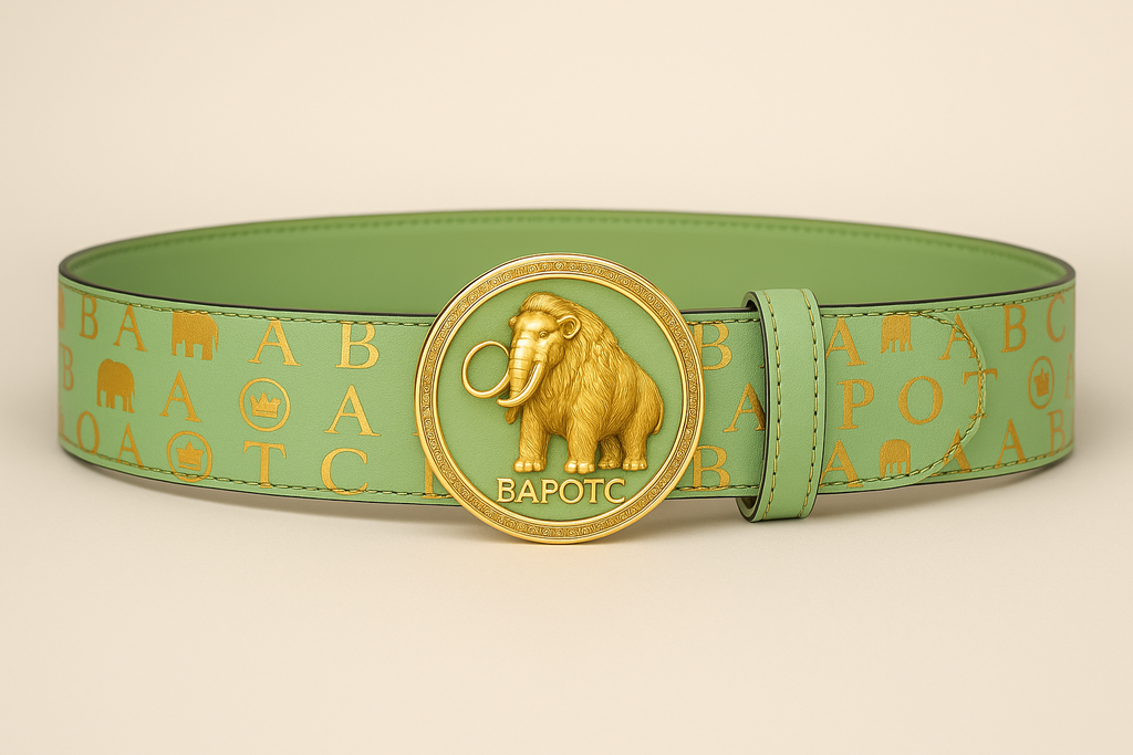 BAPOTC FEMME LUXE MONOGRAM BELT
