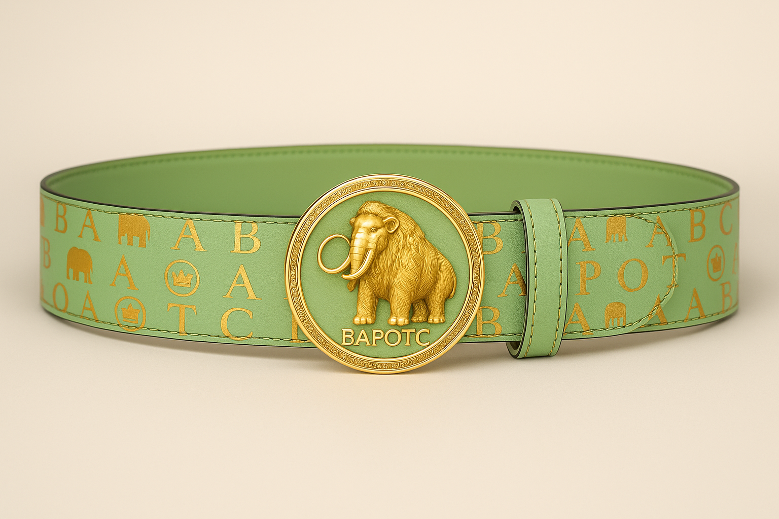 BAPOTC FEMME LUXE MONOGRAM BELT
