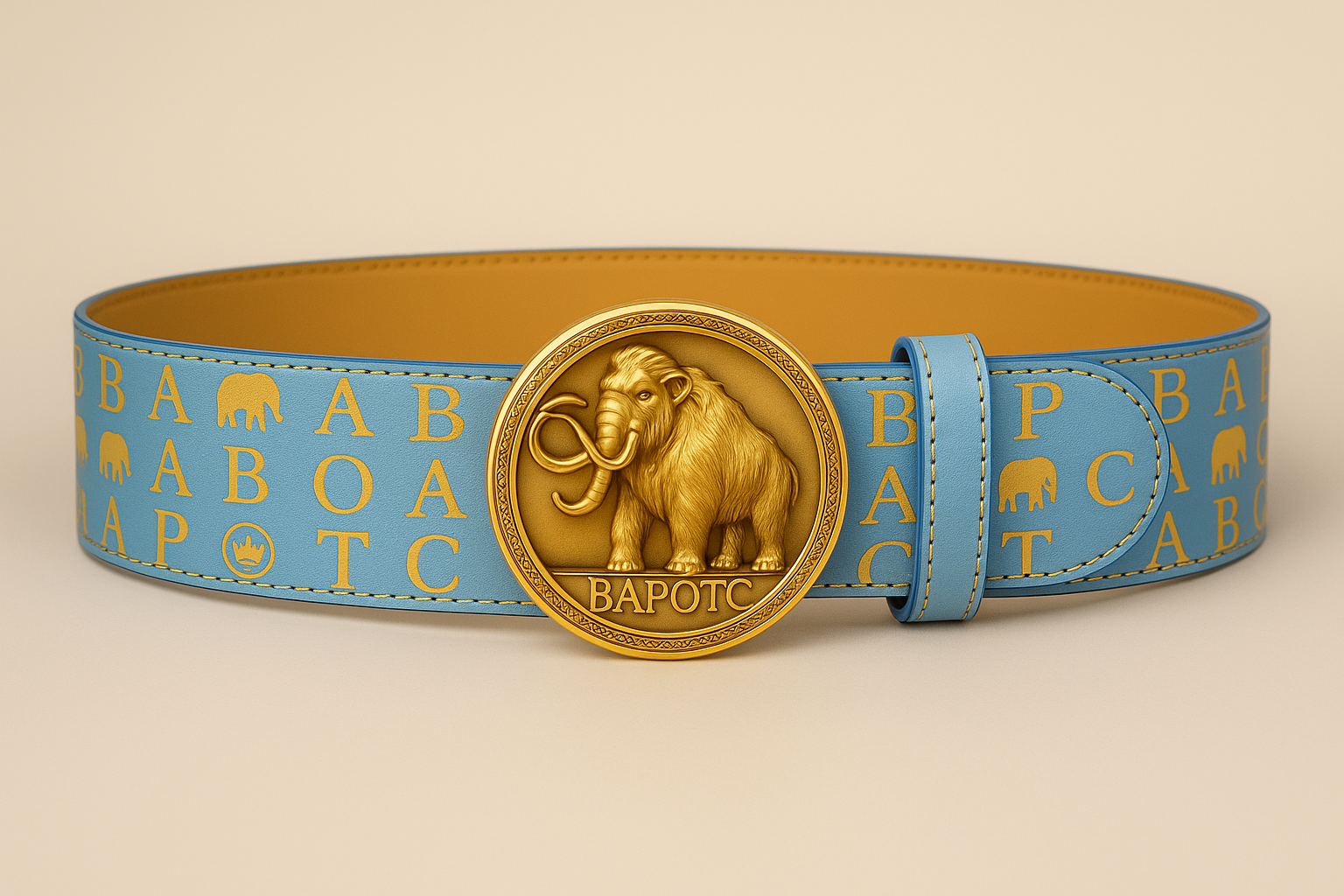 BAPOTC FEMME LUXE MONOGRAM BELT