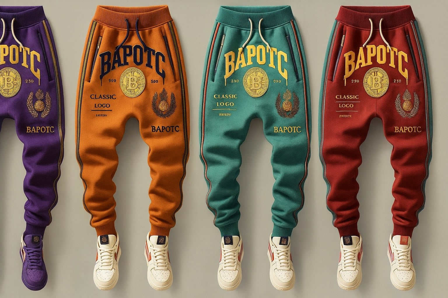 Bapotc Luxury Embroidered Sweatpants