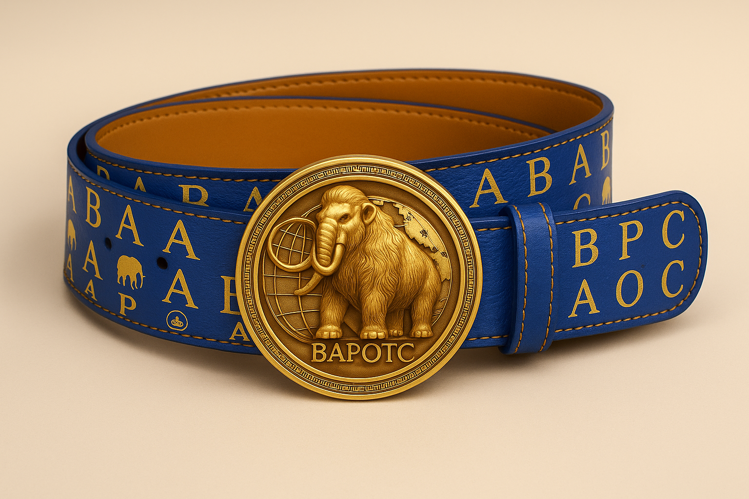 BAPOTC Imperial Mammoth Monogram Belt