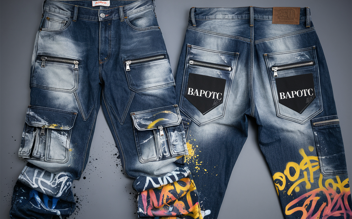 Bapotc Graffiti Tag Jeans