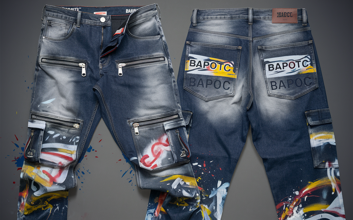 Bapotc Graffiti Tag Jeans