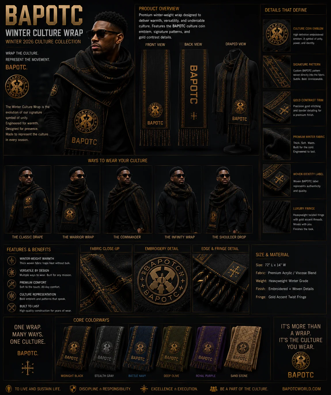 BAPOTC Winter Culture Wrap